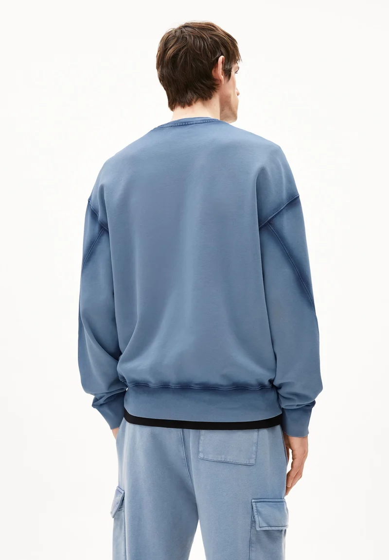 EMAAL GMT DYE SPRAY SWEATSHIRT | nightshadow washed