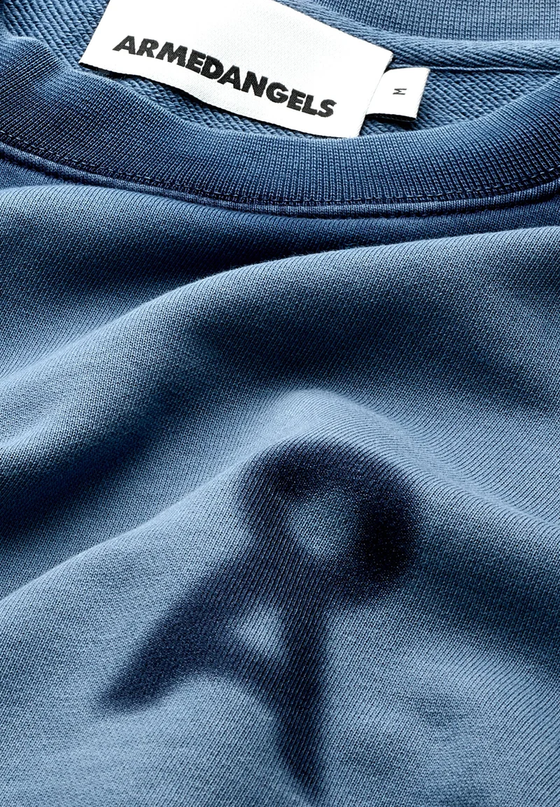 EMAAL GMT DYE SPRAY SWEATSHIRT | nightshadow washed