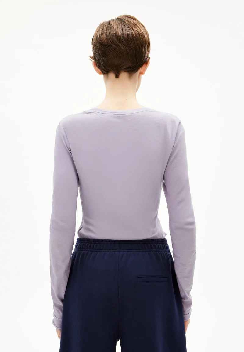 EINIAARA SOFT LANGARMSHIRT | frozen lavender