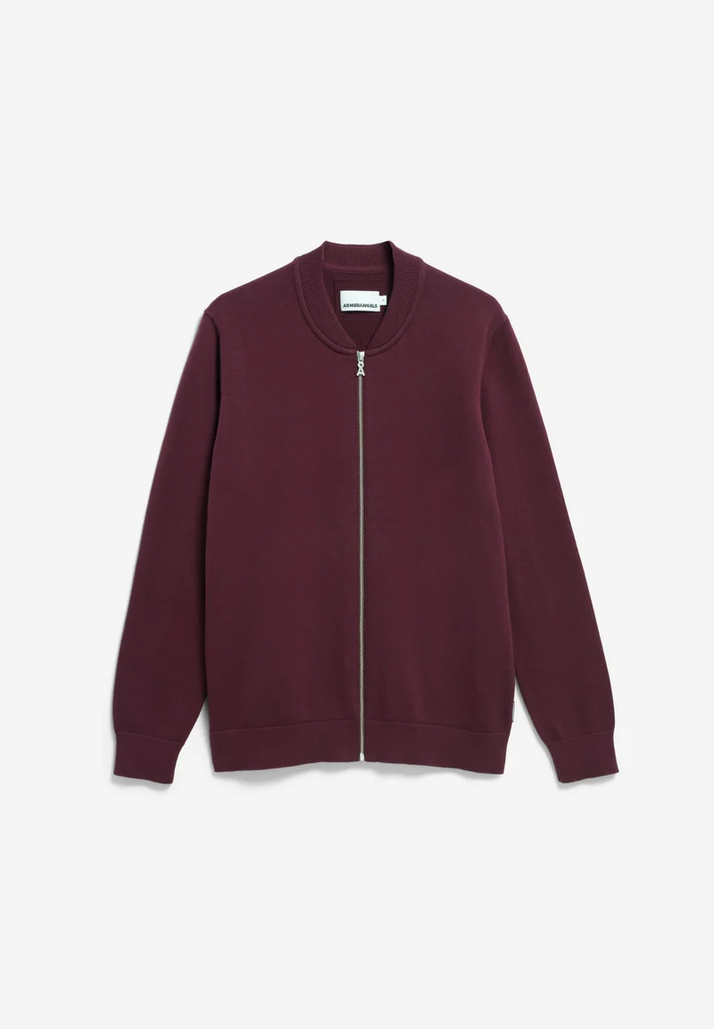 AGAAMON STRICKJACKE | dark cranberry