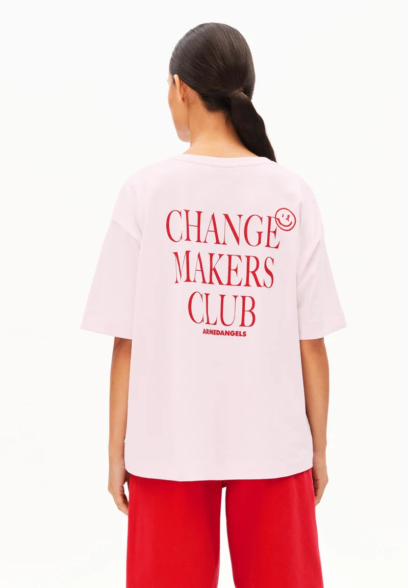 GIANNAA CHAANGE T-SHIRT | pink mist