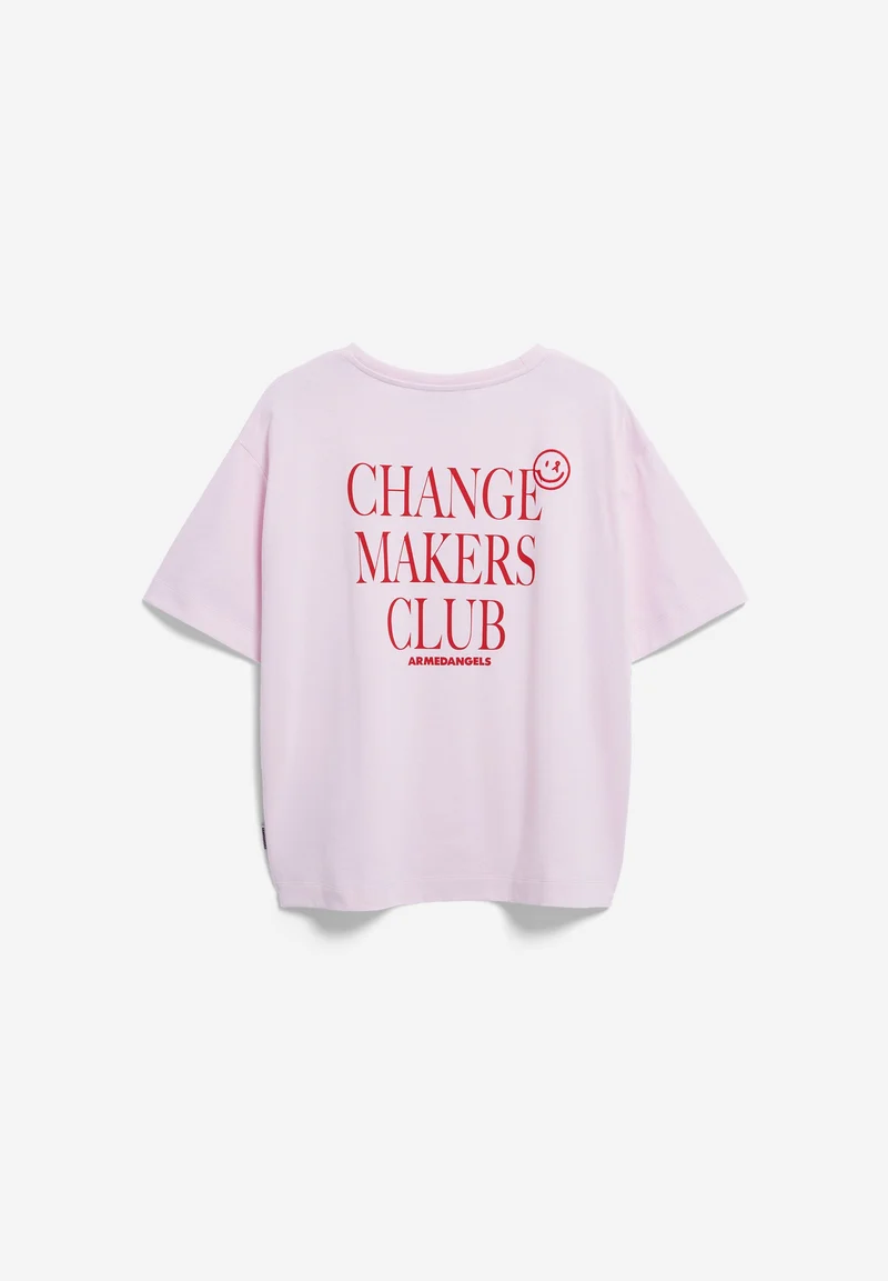 GIANNAA CHAANGE T-SHIRT | pink mist