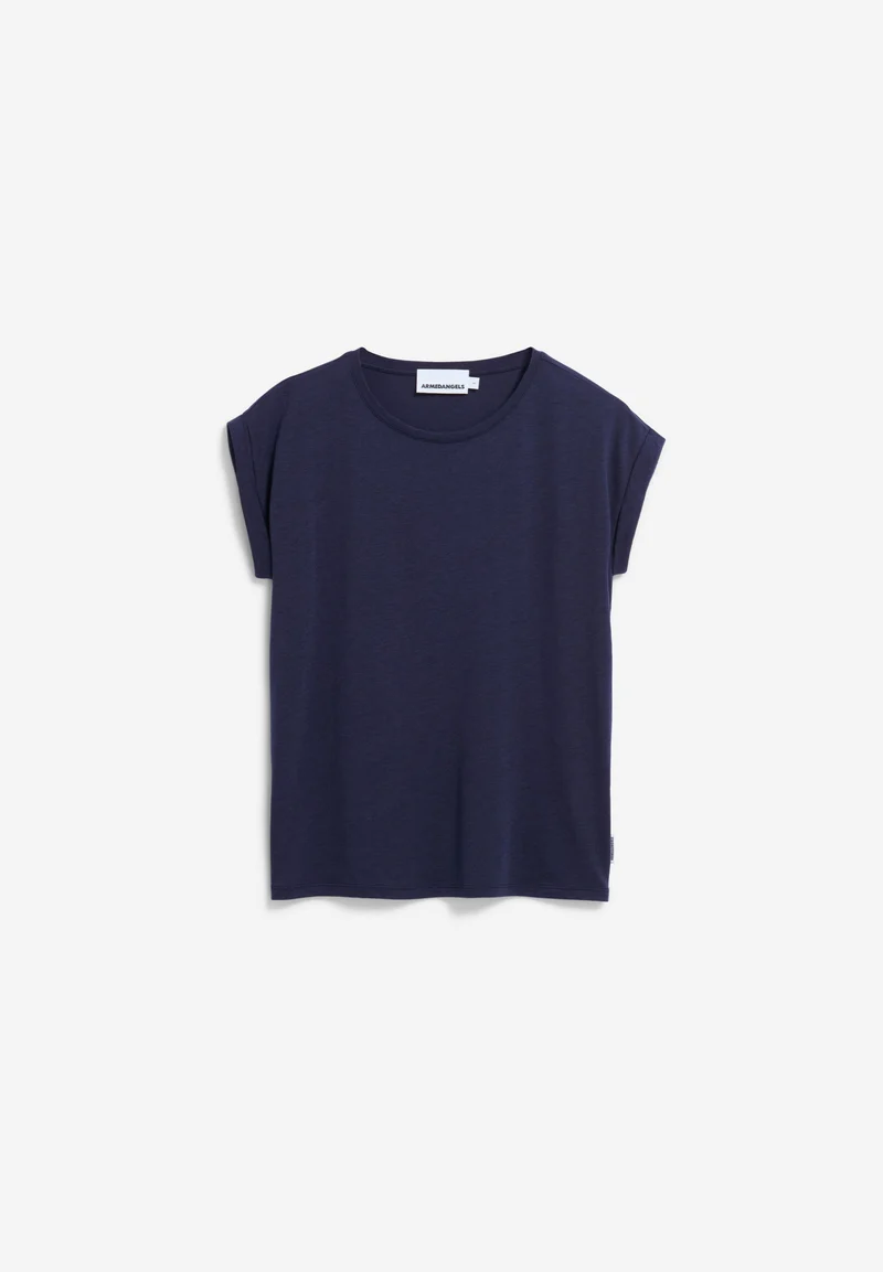 JILAANA T-SHIRT | tinted navy