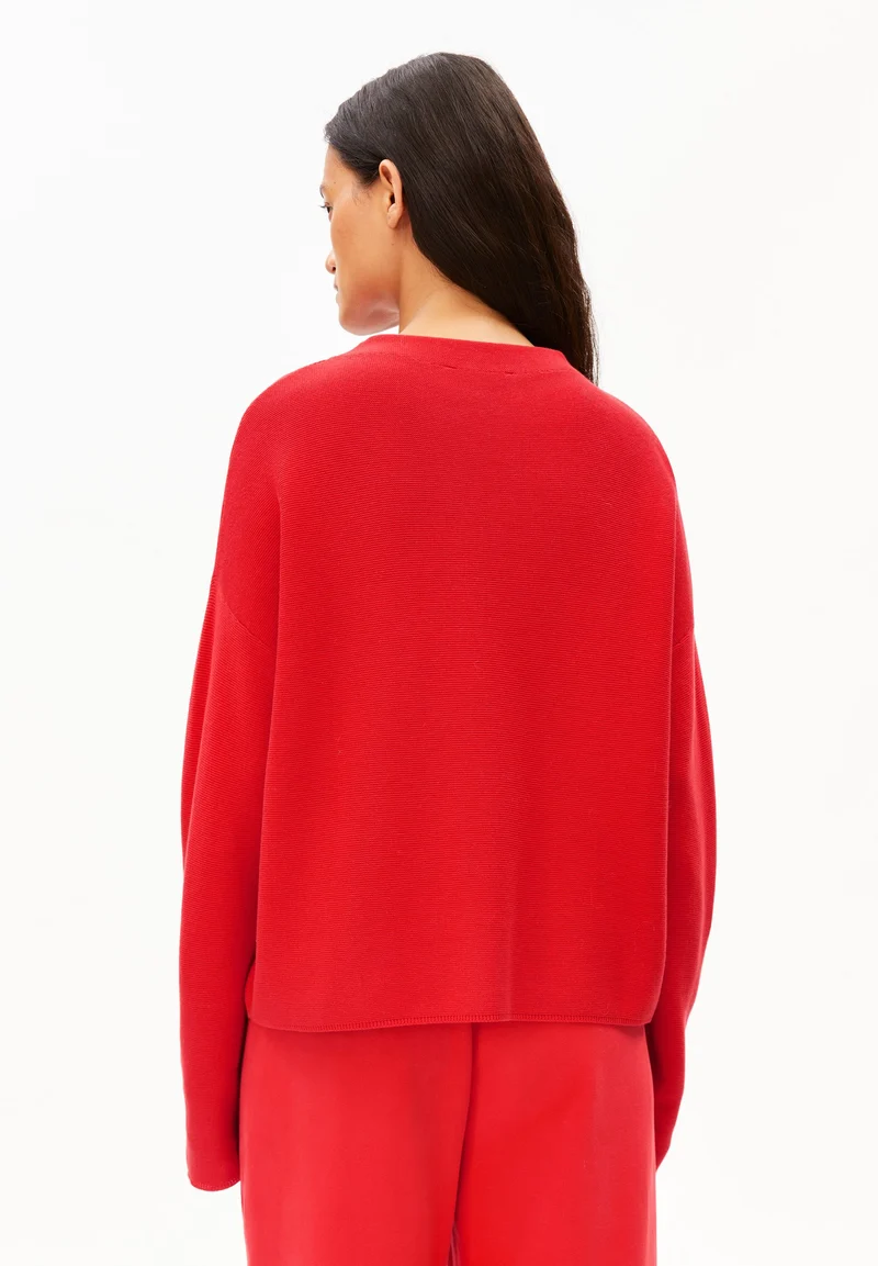 MERINAA STRICKPULLOVER | mars red