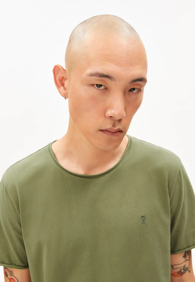 JAAMES BRUSHED T-SHIRT | fatigue green