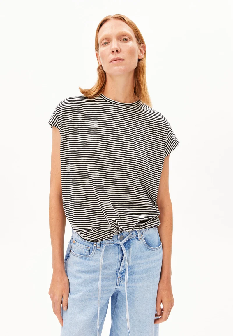 SLUB JERSEY STRIPE T-SHIRT