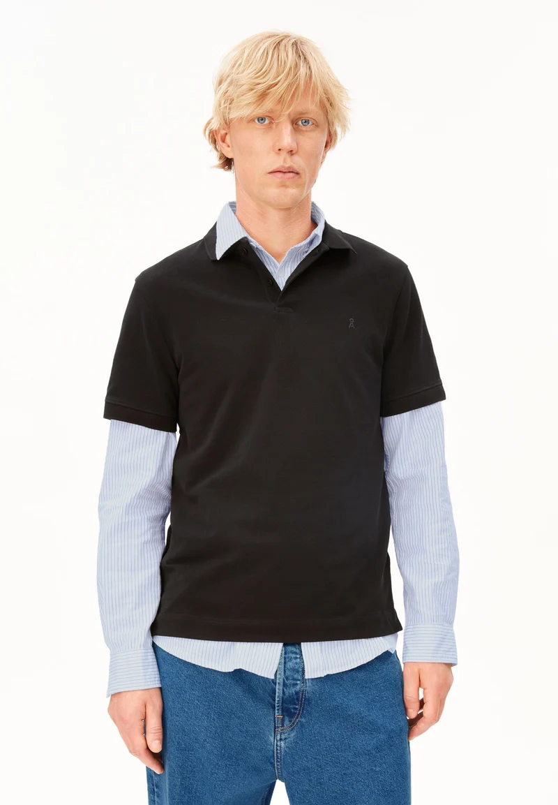 MAARIO POLOSHIRT | black