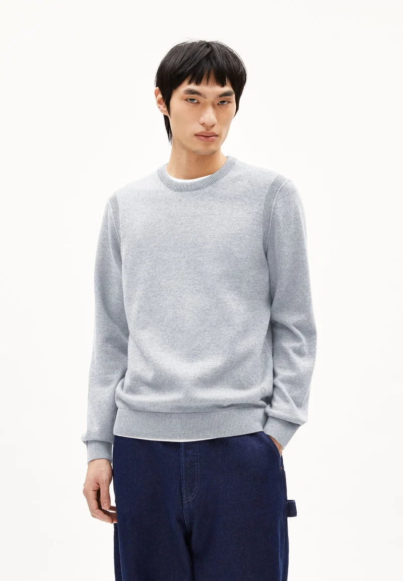 MIKITAA STRICKPULLOVER | silver melange