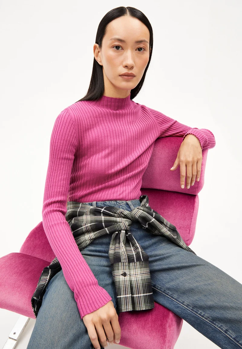 ALAANIA STRICKPULLOVER | crushed berry