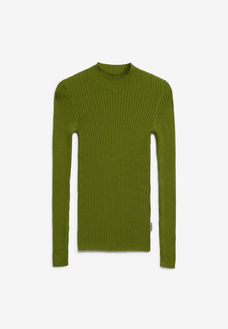 ALAANIA STRICKPULLOVER | dark moss