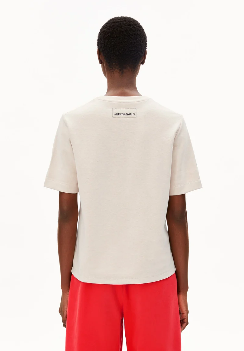 UN-WASTED T-SHIRT | undyed-cinnamon dust