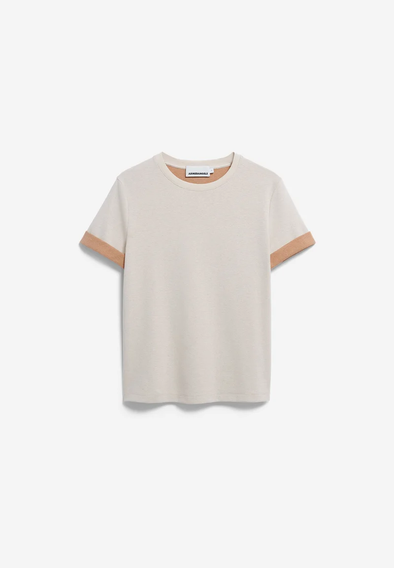 UN-WASTED T-SHIRT | undyed-cinnamon dust