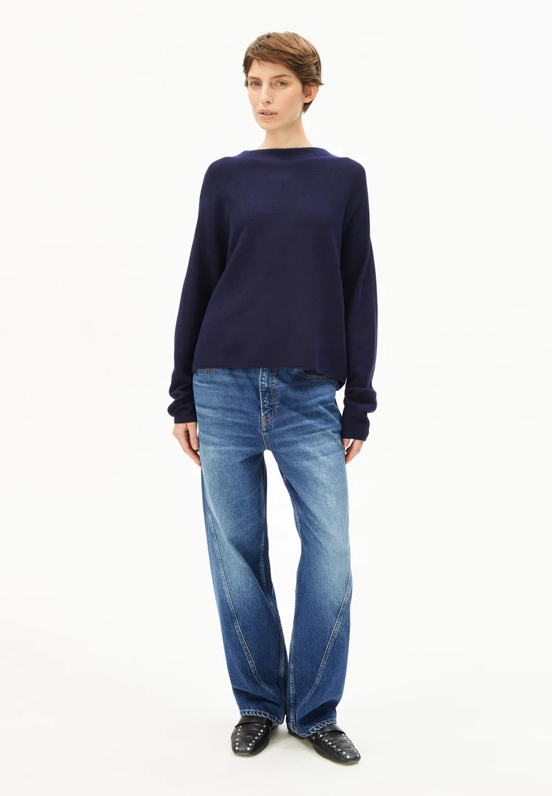 MERINAA STRICKPULLOVER | tinted navy