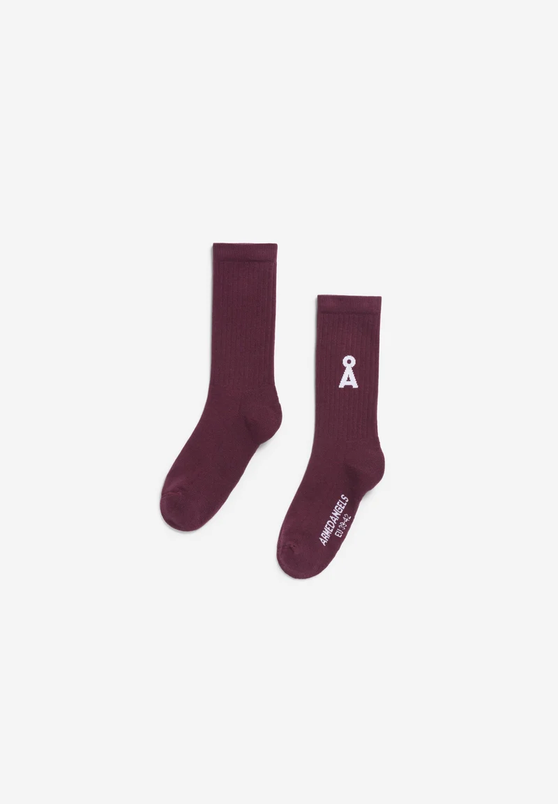 SAAMUS BOLD SOCKEN | dark cranberry