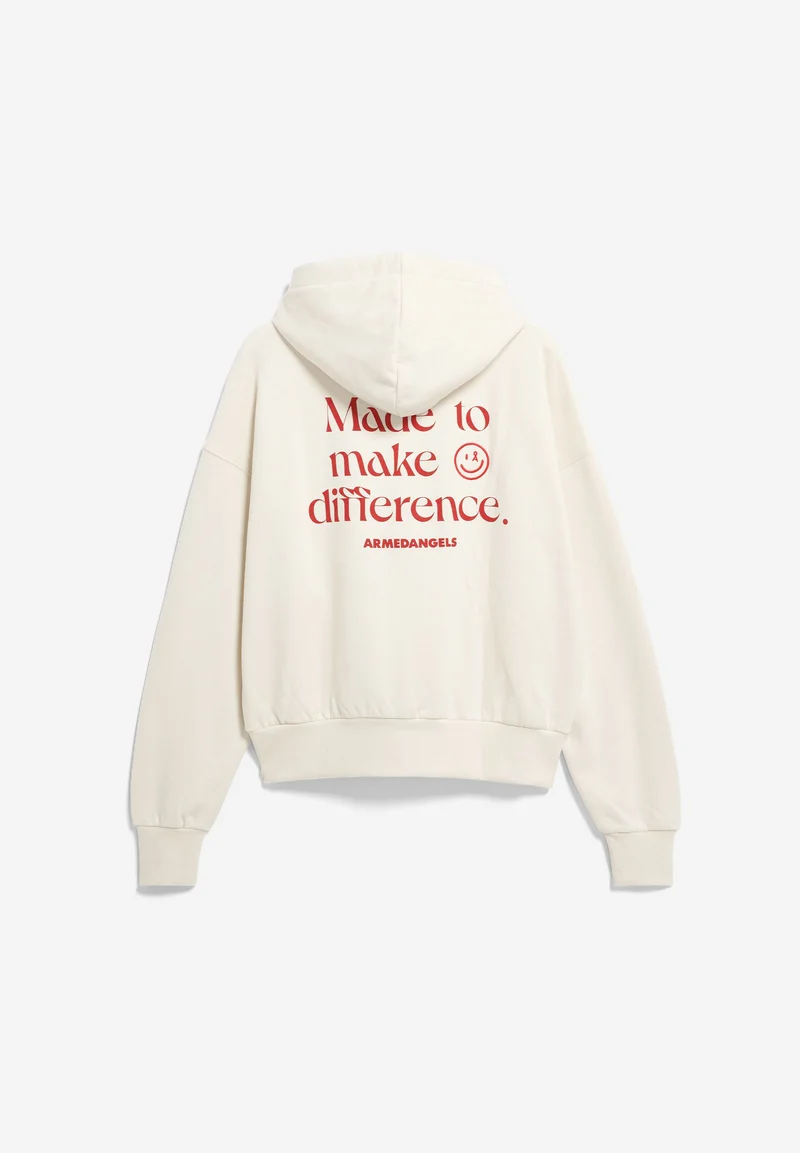 FRANCISARAA DIFFERENCE SWEATHOODIE | undyed