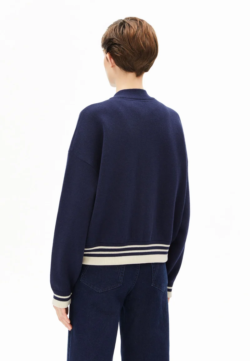 ICONIC Å BOMBERJACKE | tinted navy-oatmilk