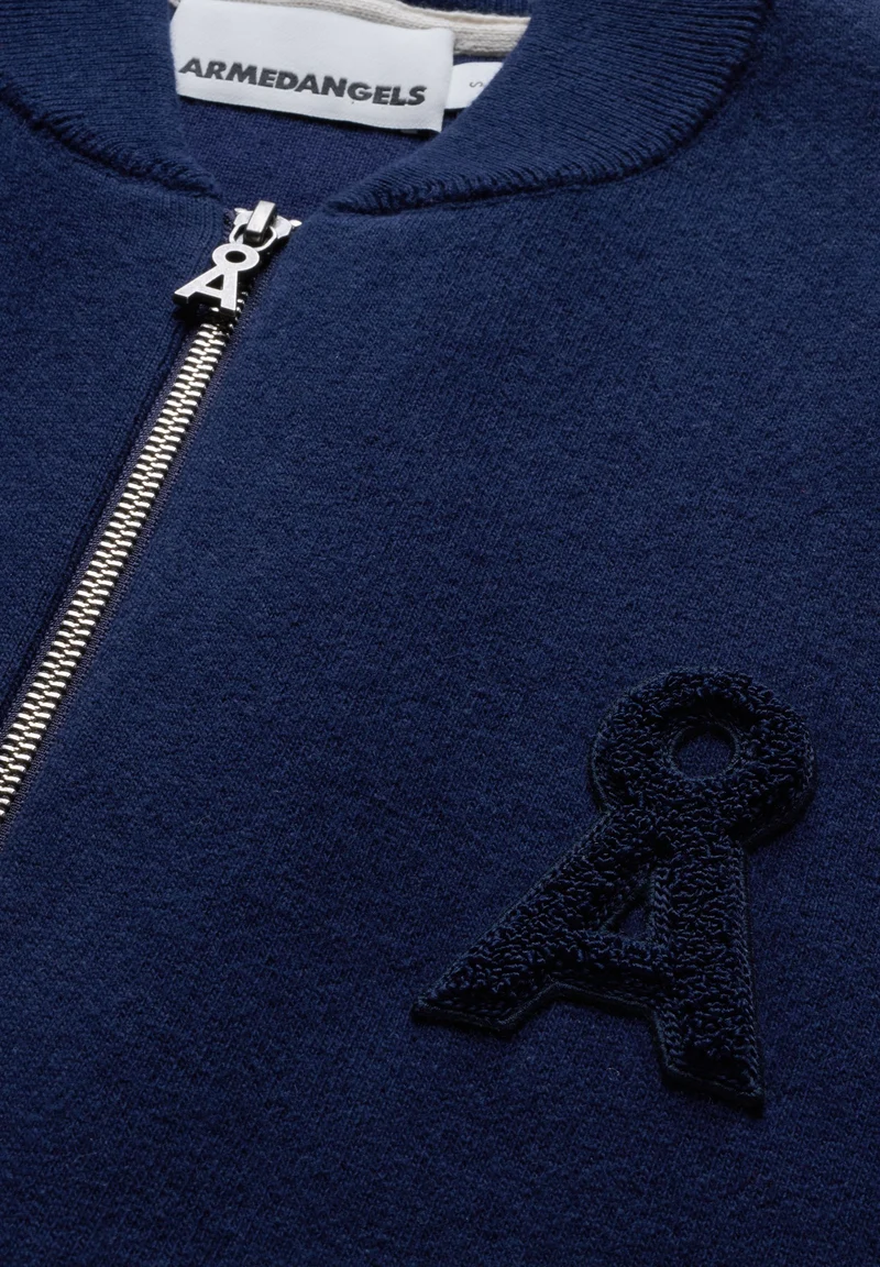 ICONIC Å BOMBERJACKE | tinted navy-oatmilk