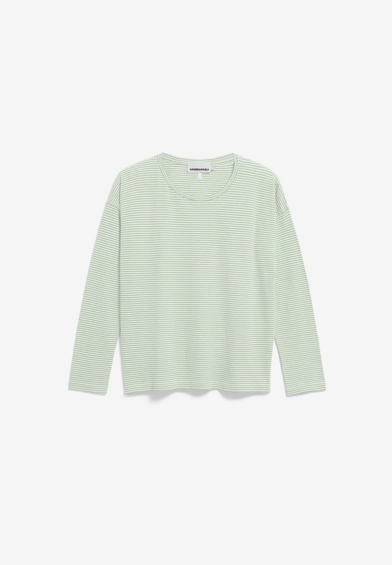 XIANAA GESTREIFTES LANGARMSHIRT | oatmilk-foam