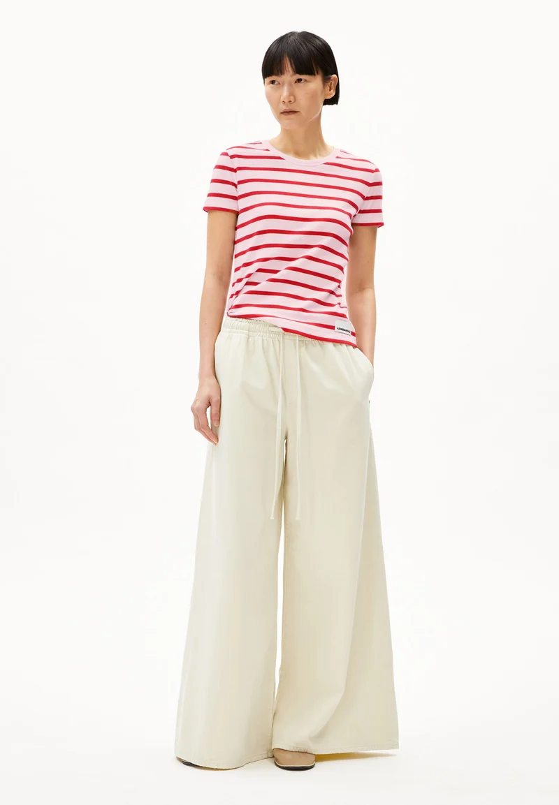 KARDAA GESTREIFTES RIPP-T-SHIRT | pink mist-mars red