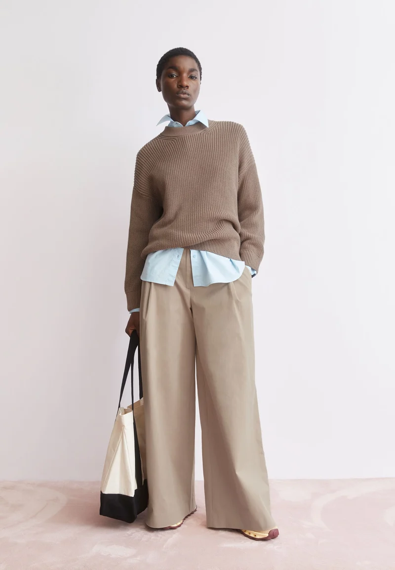 VANISÉ STRICKPULLOVER | cinnamon dust-dark cinnamon dust