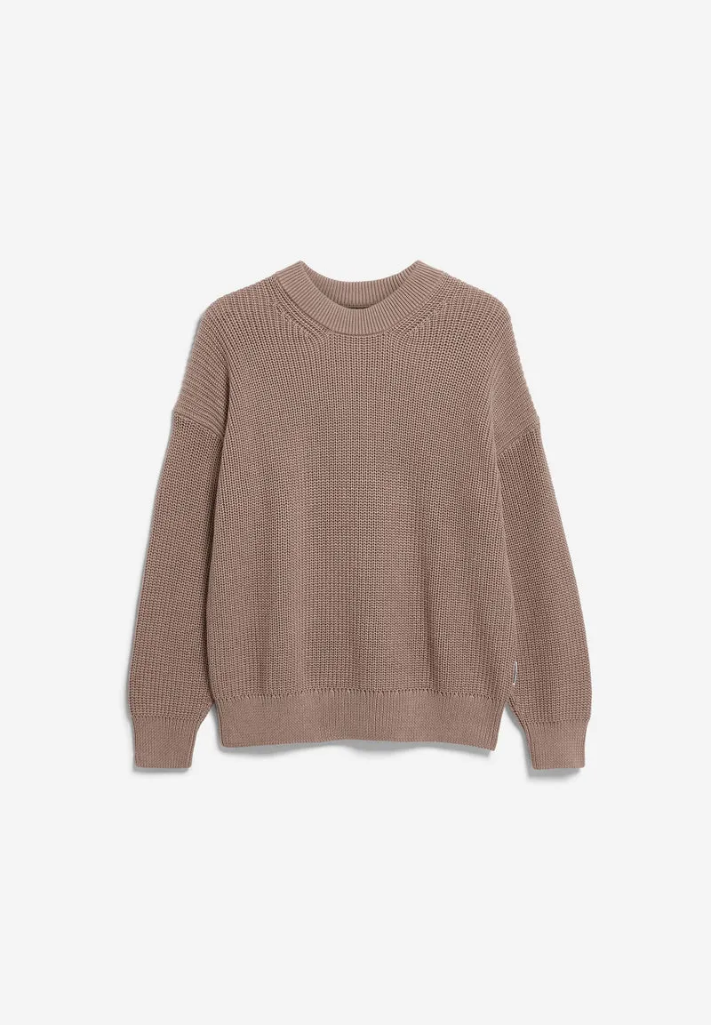 VANISÉ STRICKPULLOVER | cinnamon dust-dark cinnamon dust
