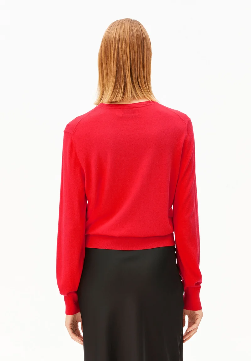 FEINSTRICKPULLOVER | mars red