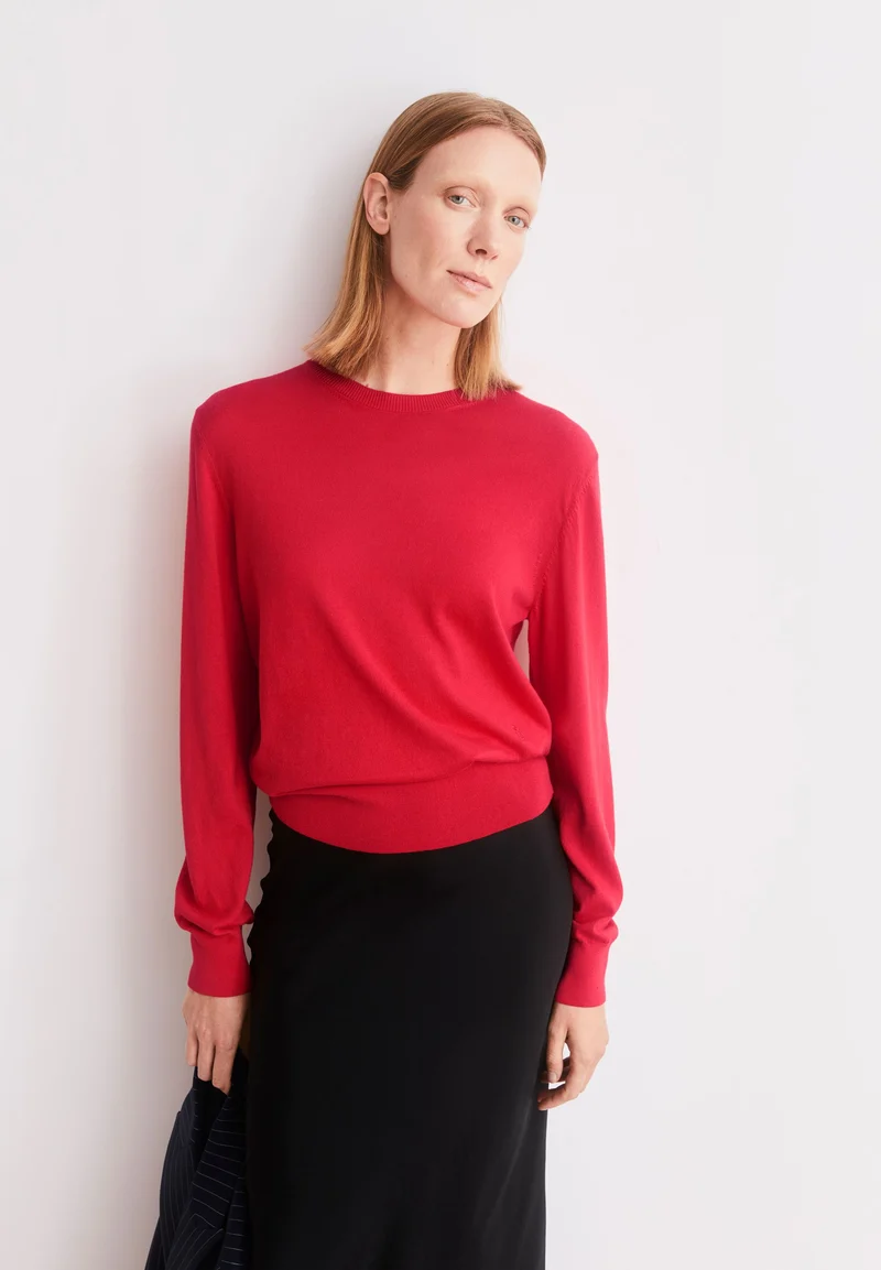 FEINSTRICKPULLOVER | mars red