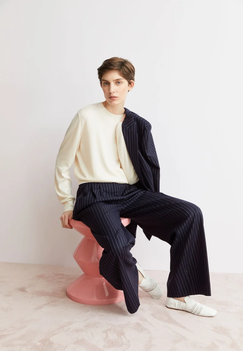 FEINSTRICKPULLOVER | oatmilk