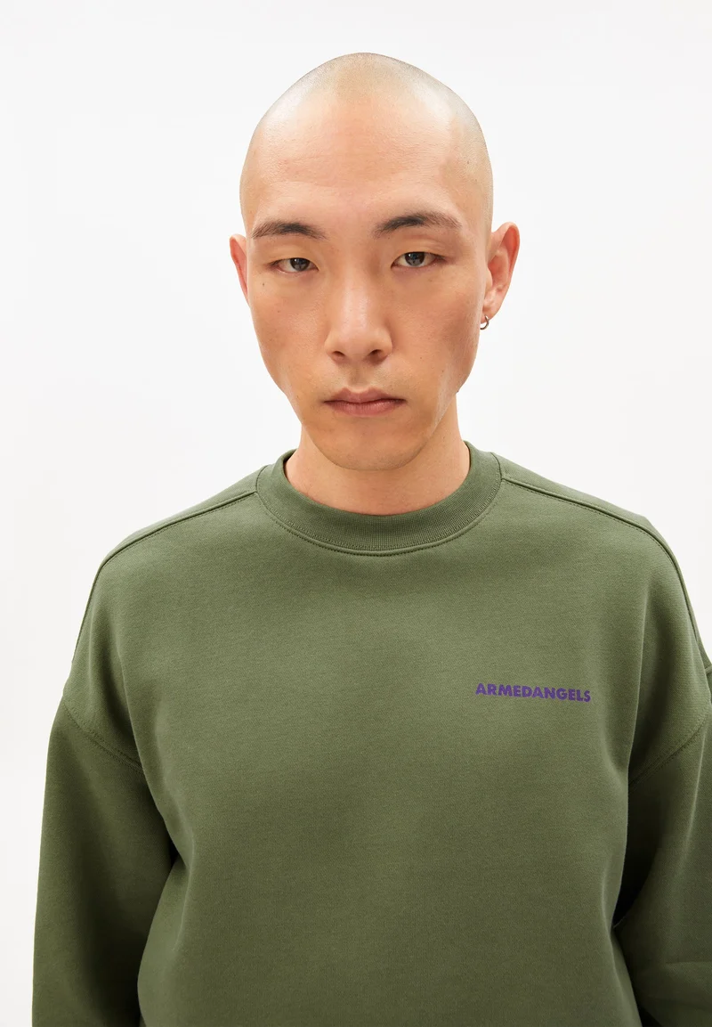 EMAAL OUTGROWN SWEATSHIRT | fatigue green