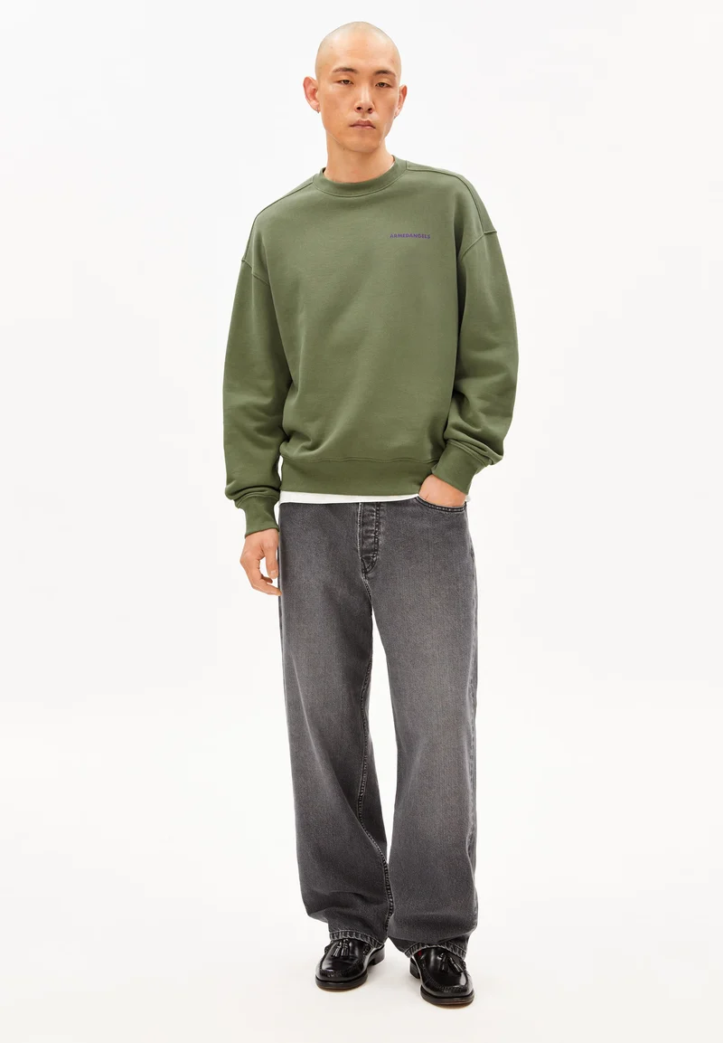 EMAAL OUTGROWN SWEATSHIRT | fatigue green