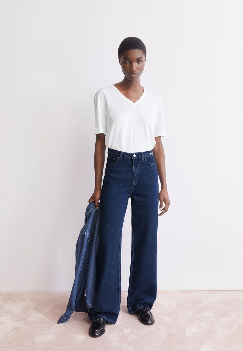 ENIJAA HIGH WAIST WIDE JEANS | sirens