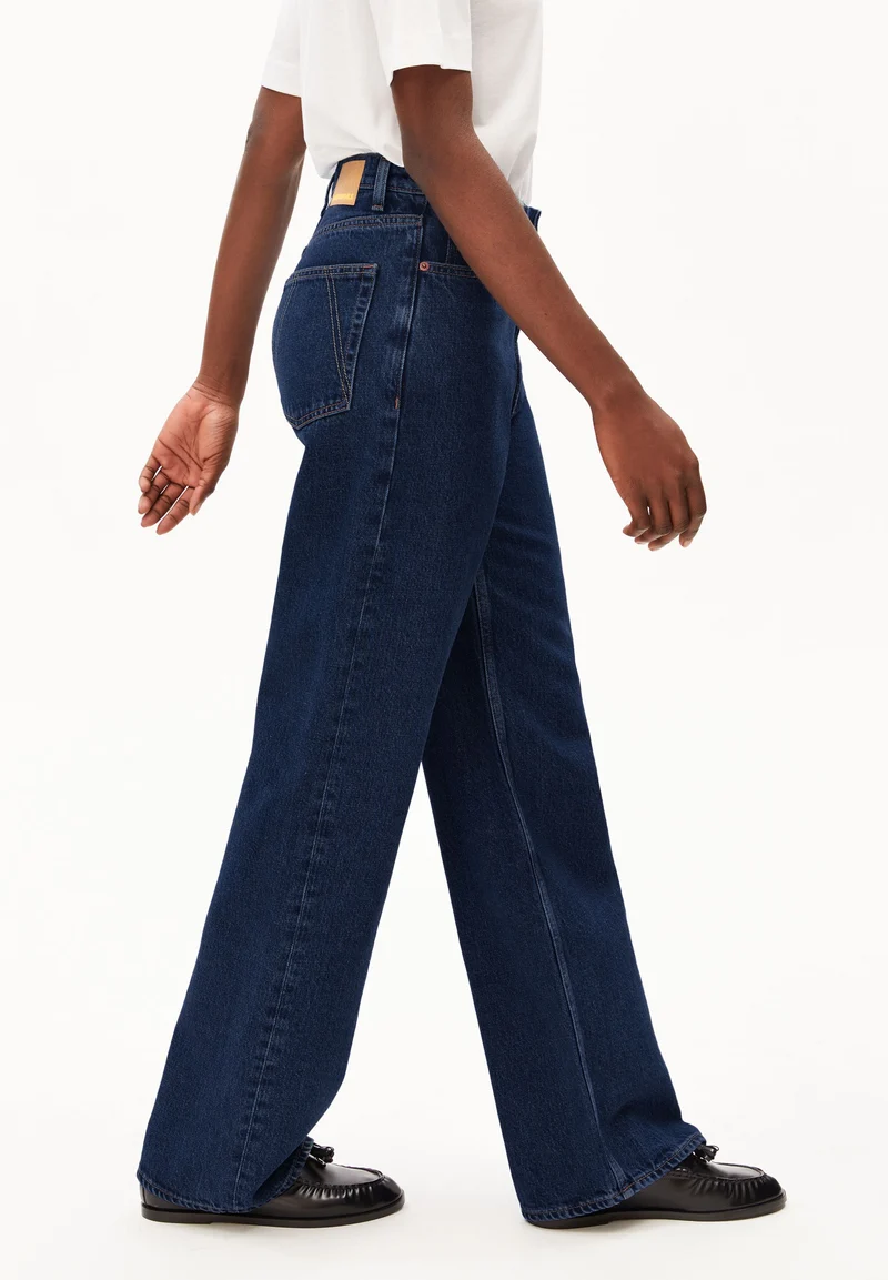 ENIJAA HIGH WAIST WIDE JEANS | sirens