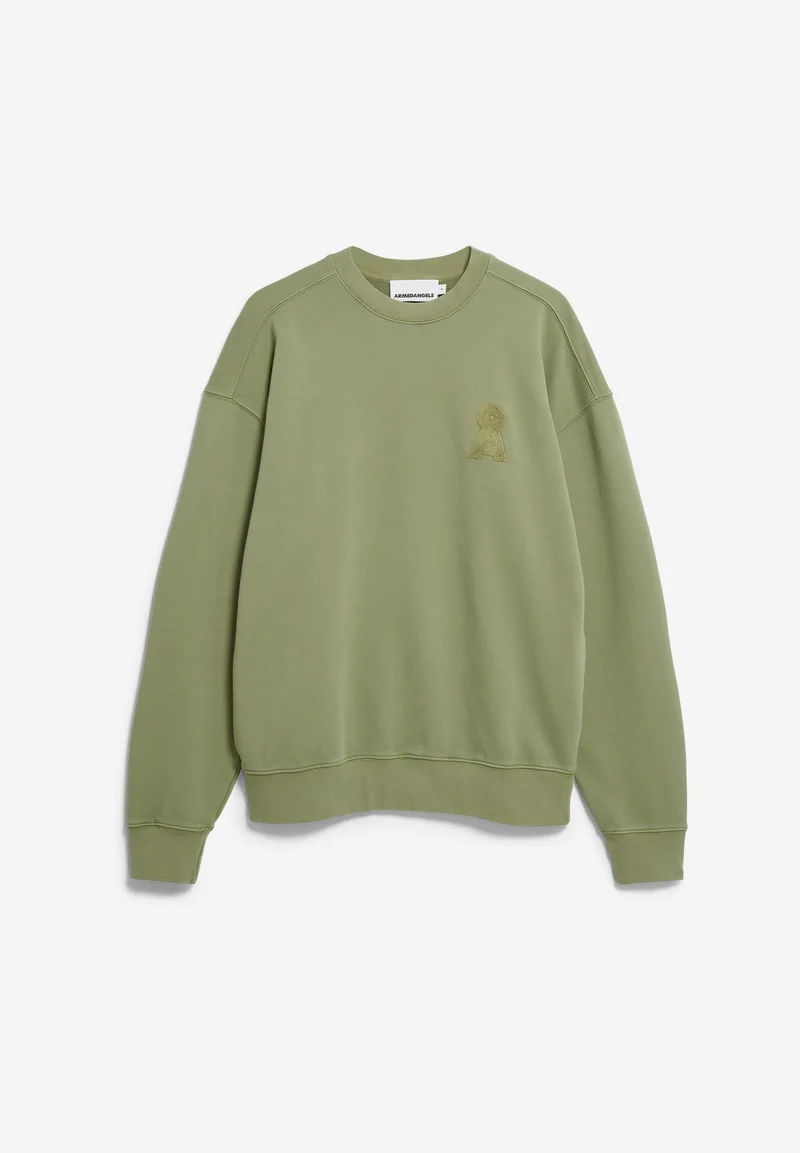 ICONIC Å GMT DYE SWEATSHIRT | fatigue green washed