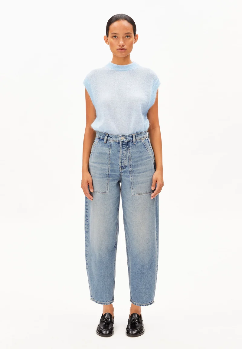 BAARLY CARPENTER BARREL JEANS | andromedar