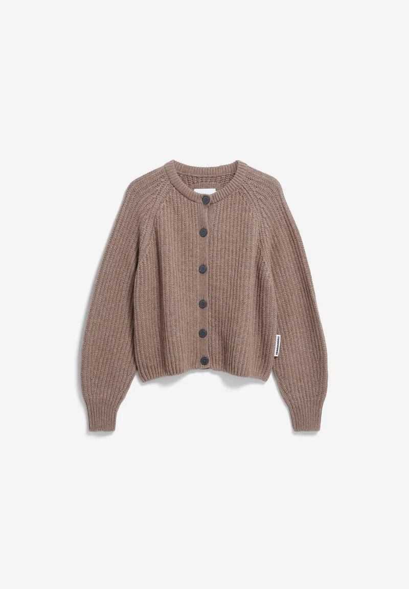 RIPP-STRICKJACKE | cinnamon dust melange