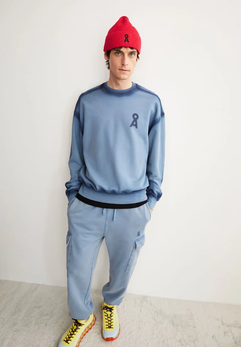ICONIC Å BAASTI CARGO SWEATPANT | nightshadow washed