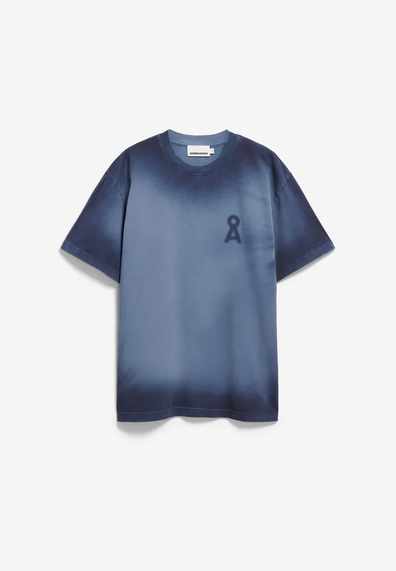 AADRU GMT DYE SPRAY T-SHIRT | nightshadow washed