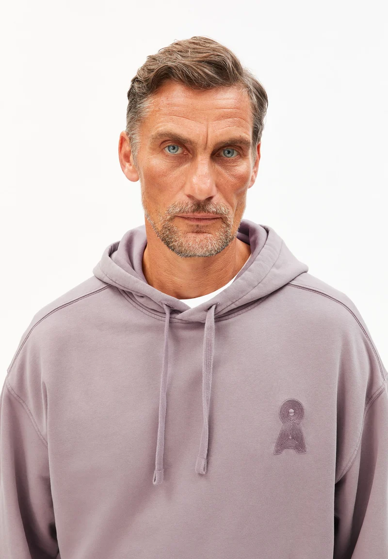 ICONIC Å KIRAAN GMT DYE SWEATHOODIE | light grape washed
