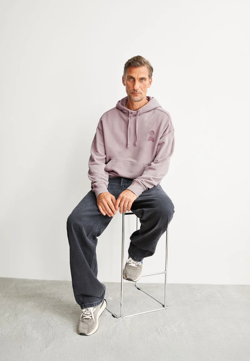 ICONIC Å KIRAAN GMT DYE SWEATHOODIE | light grape washed