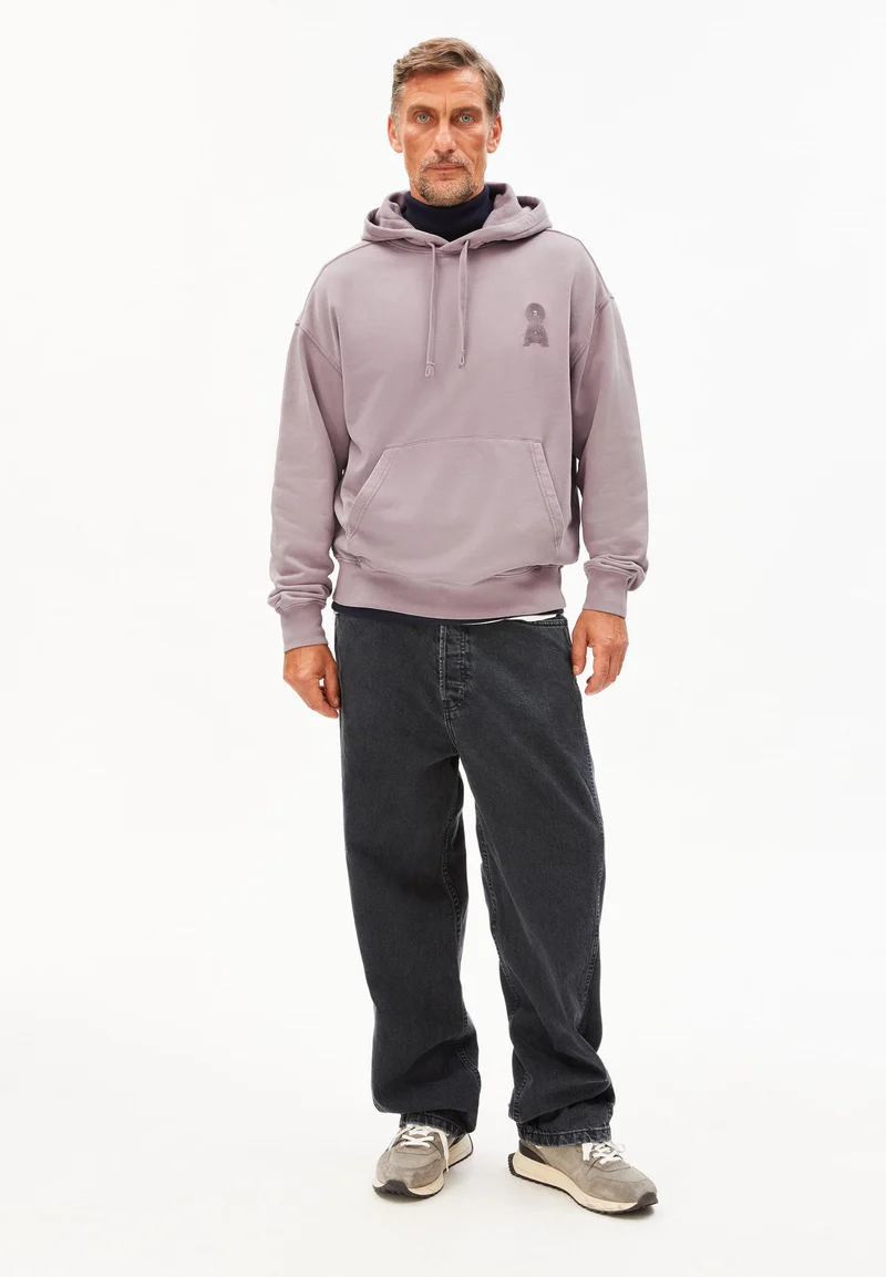 ICONIC Å KIRAAN GMT DYE SWEATHOODIE | light grape washed