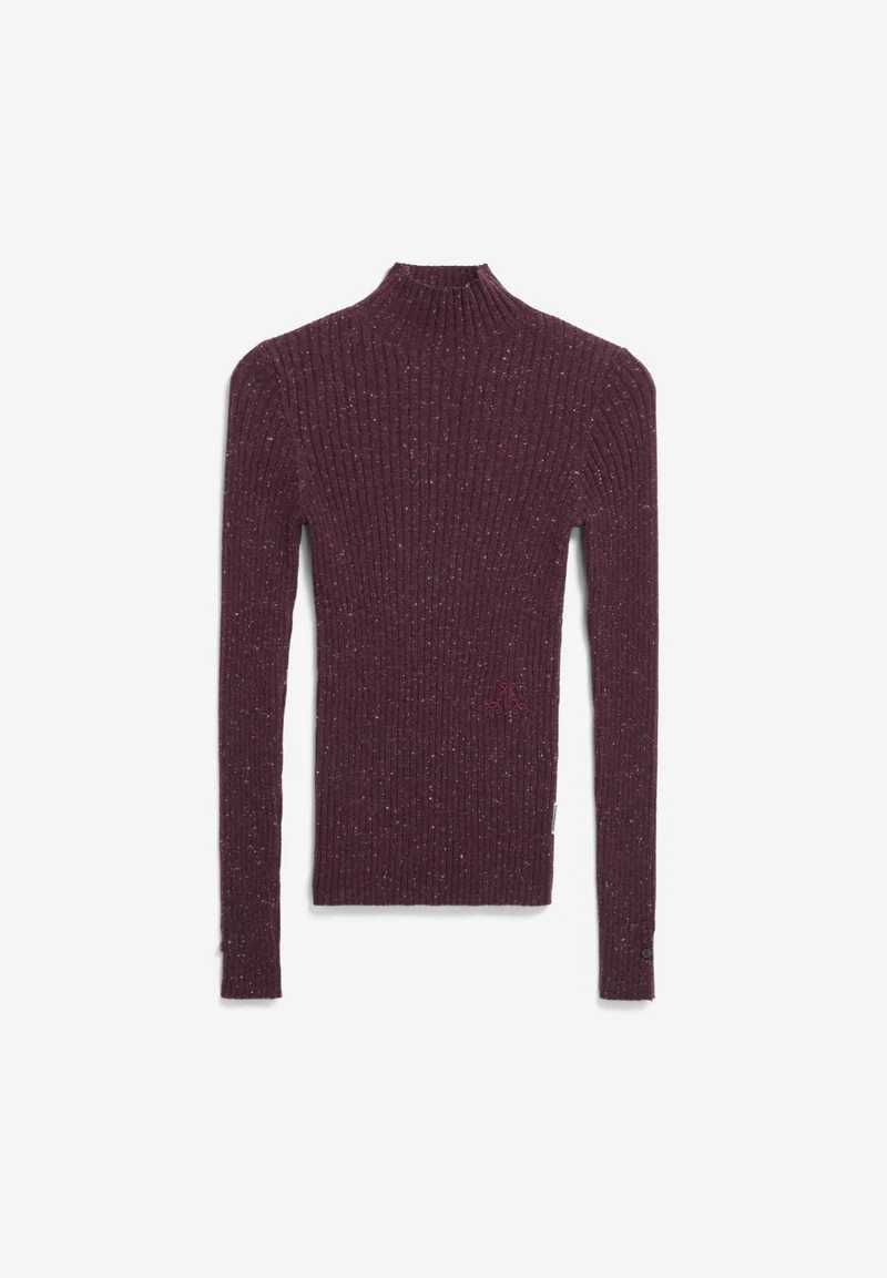 ALAANIA TWEED | dark cranberry