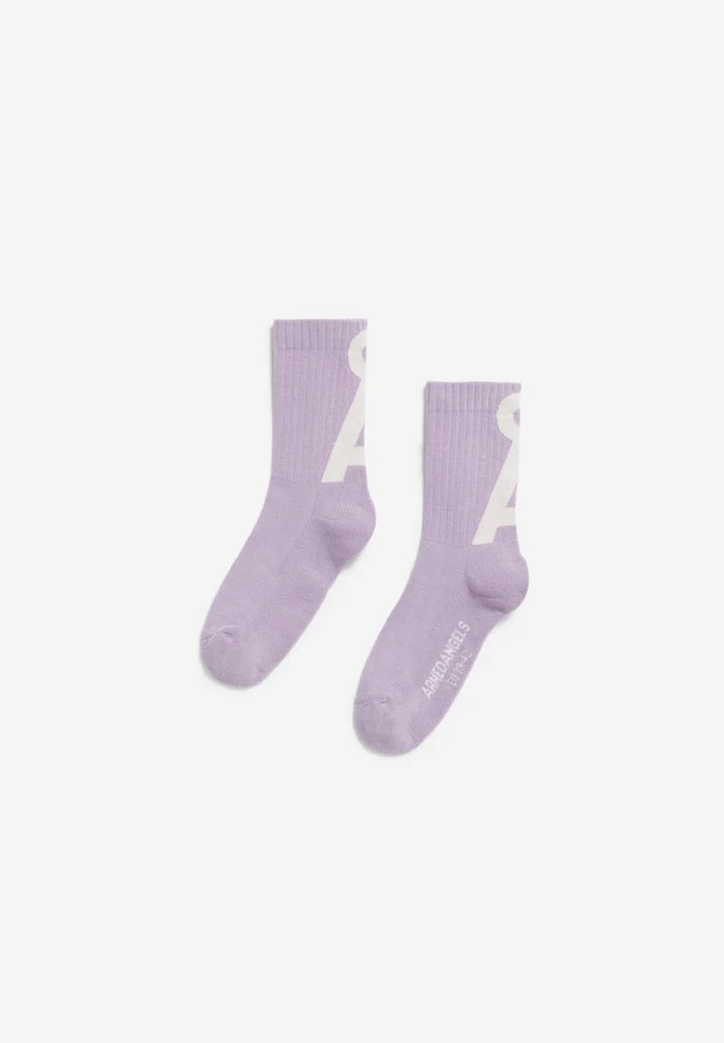SAAMUS SHORT SOCKEN | frozen lavender-oartmilk