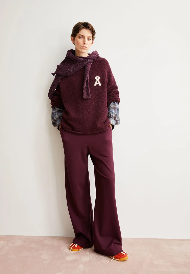 HIMAARI JERSEYHOSE | dark cranberry