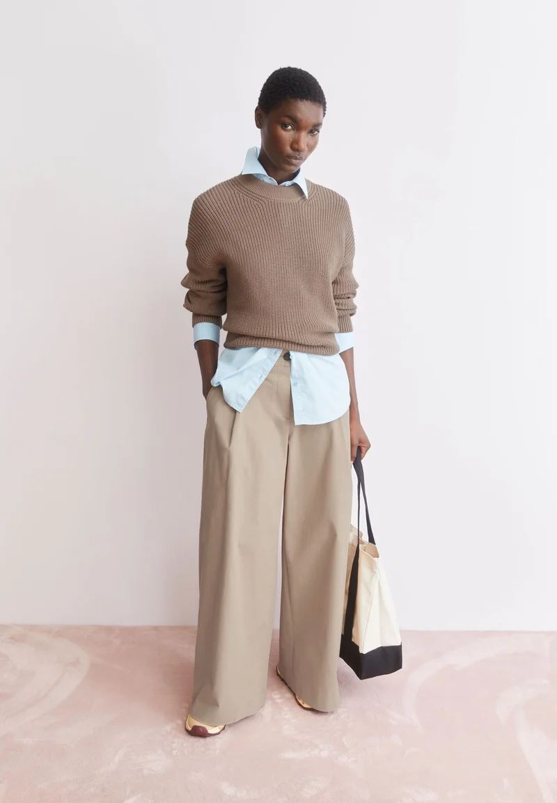WEITE CHINO-TWILLHOSE | true camel