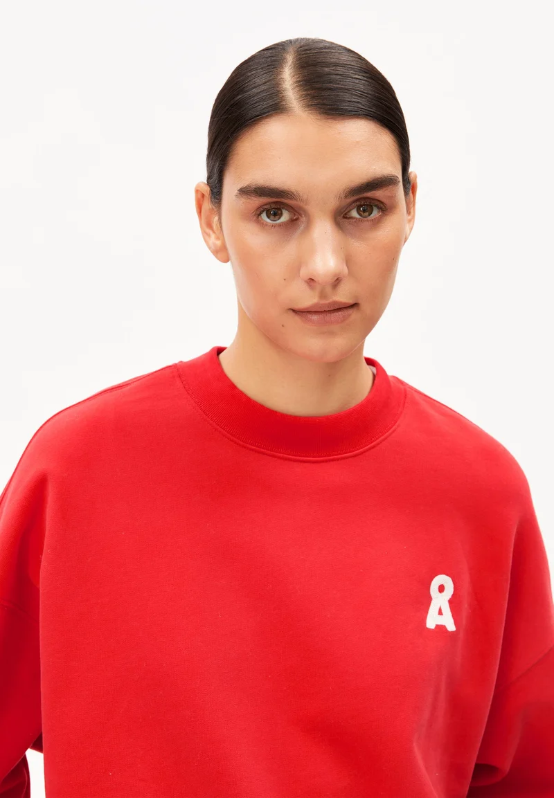 ICONIC Å ALIZAA SWEATSHIRT | mars red