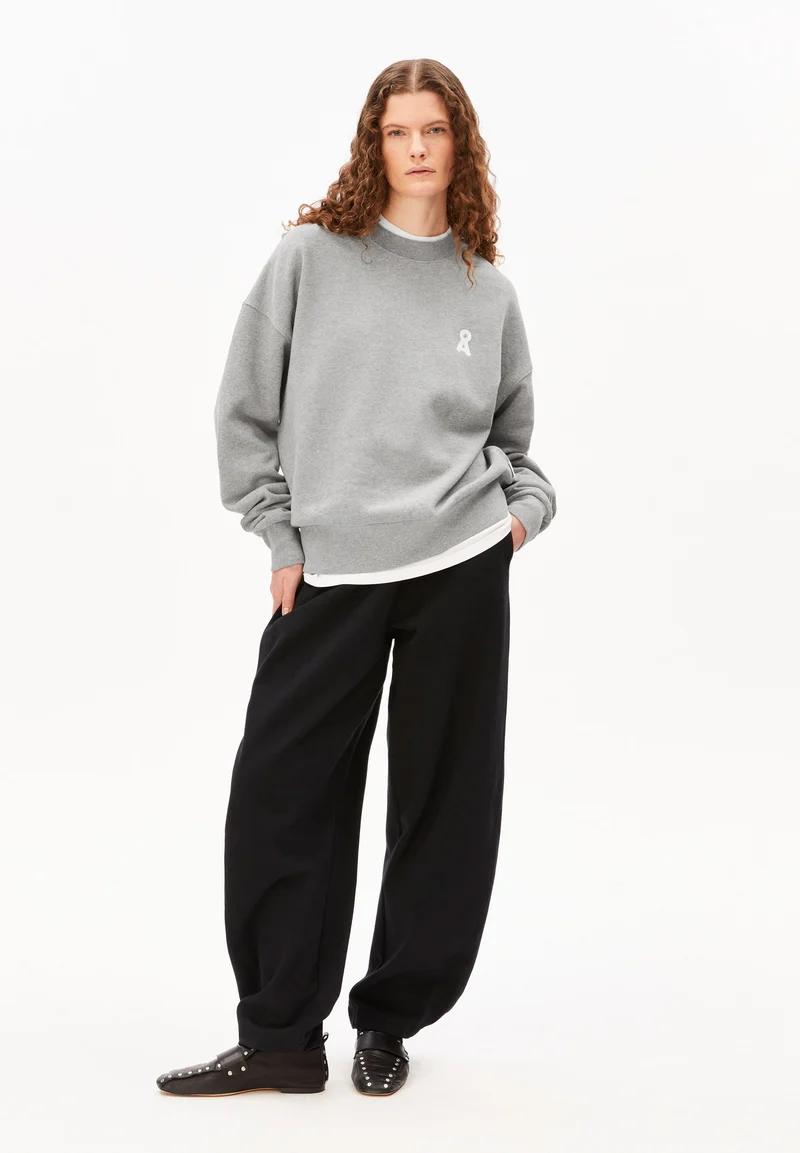 ICONIC Å ALIZAA SWEATSHIRT | silver melange