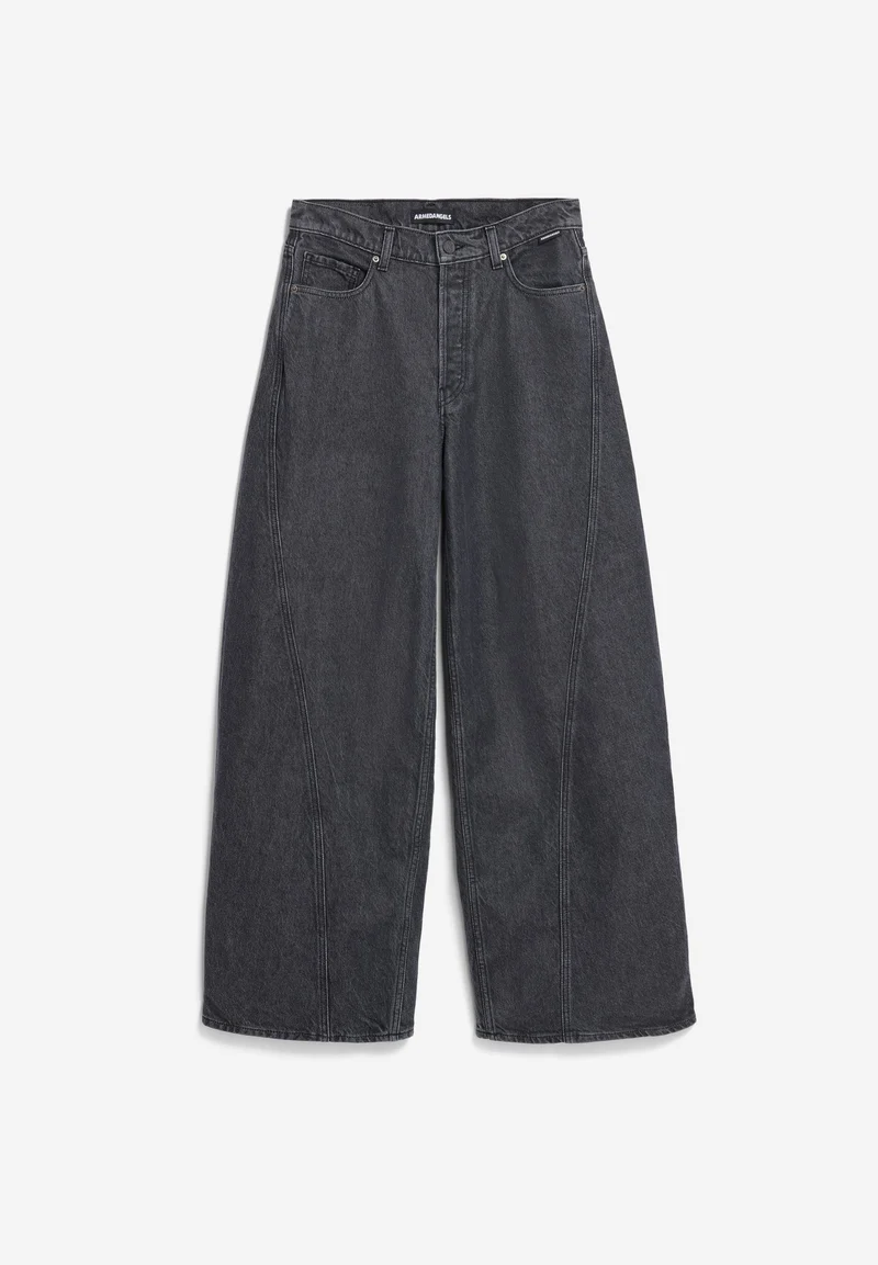 AALTHEA MID WAIST BARREL JEANS | corno