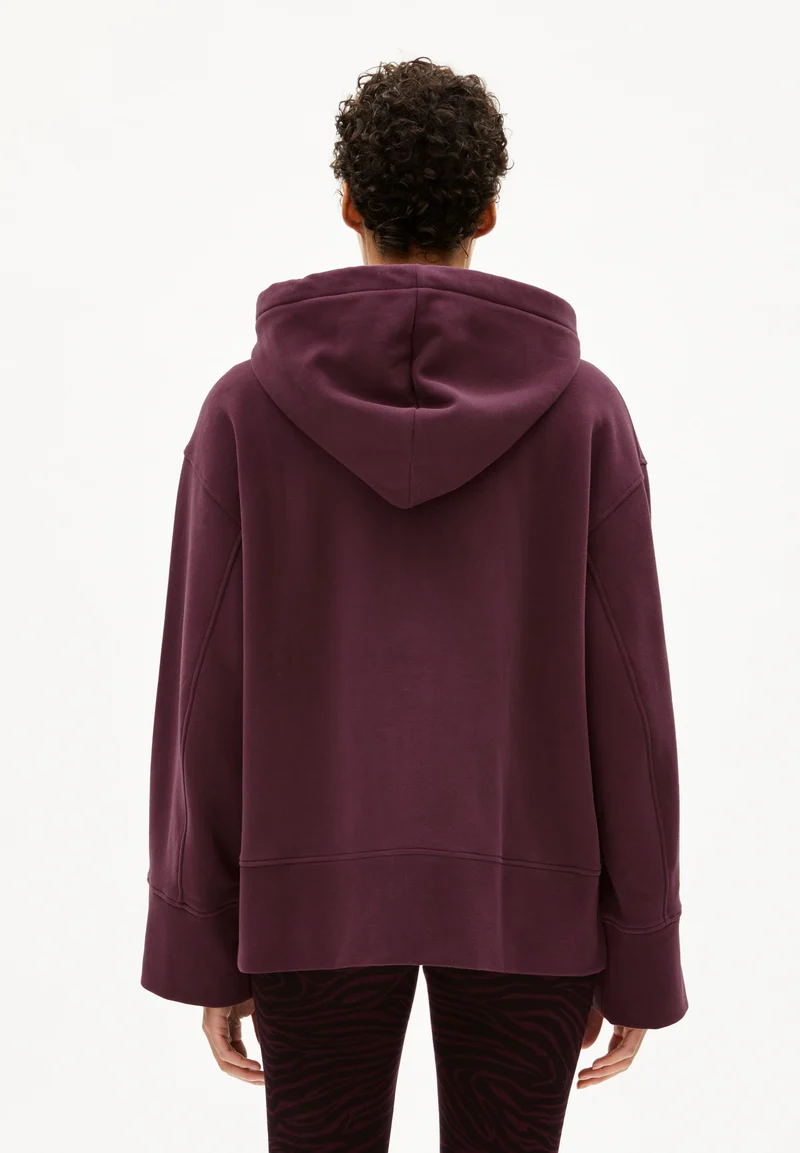 TALIMAA SWEATJACKE | dark cranberry