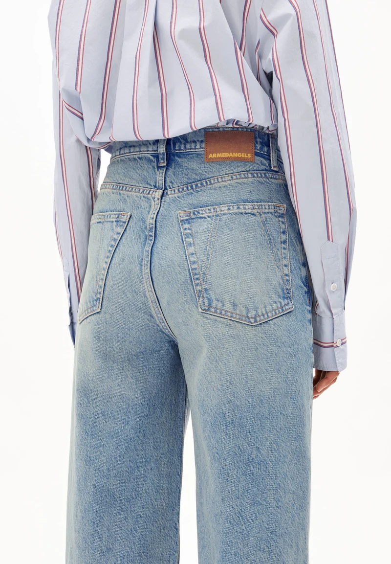 ENIJAA HIGH WAIST WIDE JEANS | airy