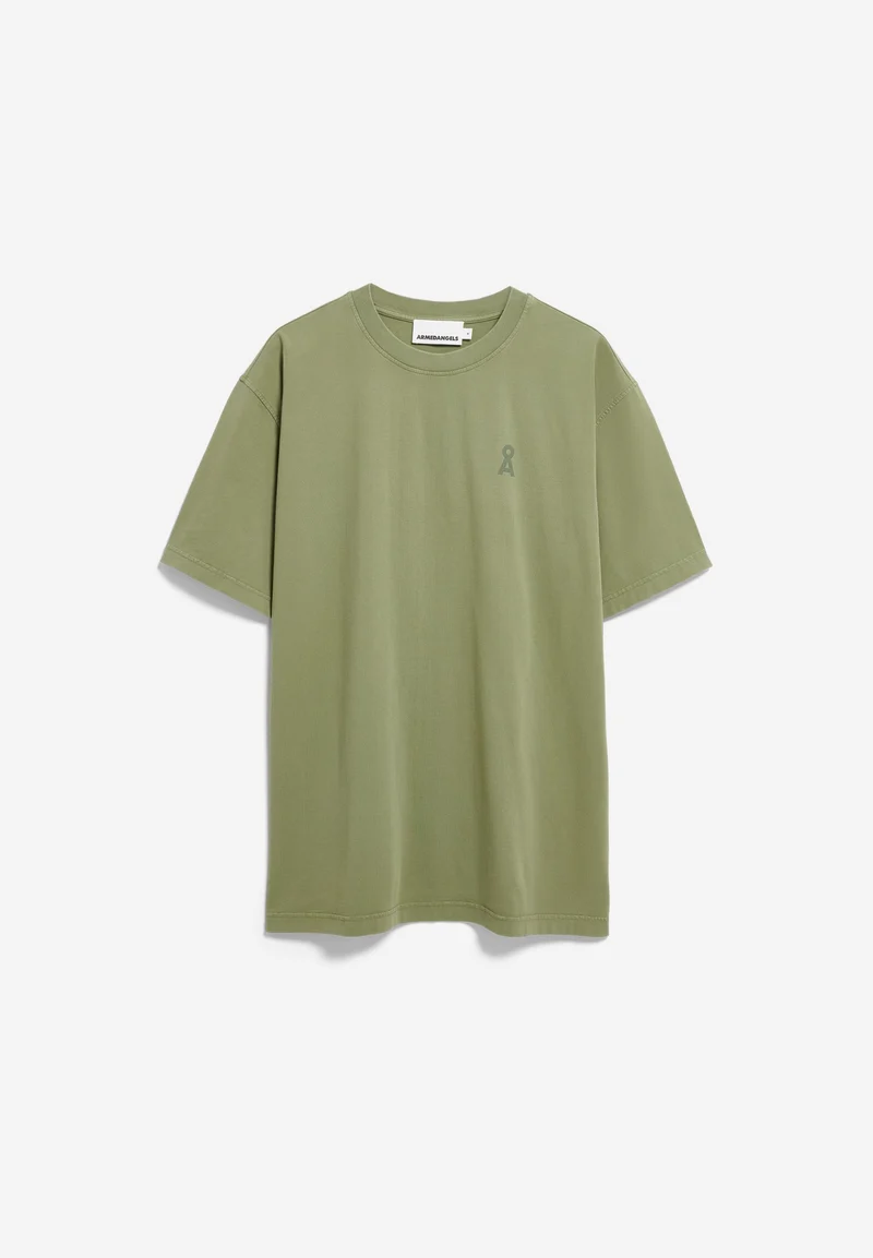 ICONIC Å MAARKOS GD T-SHIRT | fatigue green washed